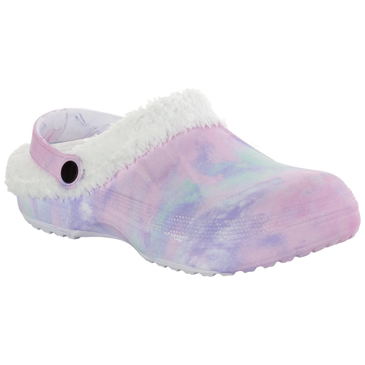 Womens Ella & Joy Watercolor Lined Clogs