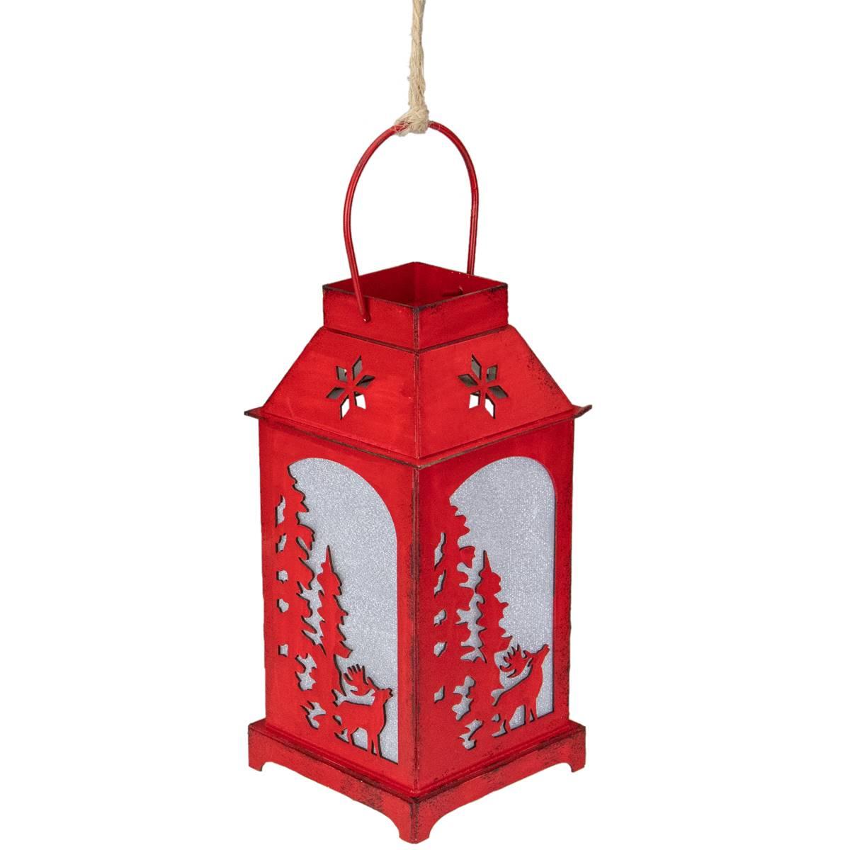 Northlight Seasonal Reindeer Silhouette Lantern Ornament