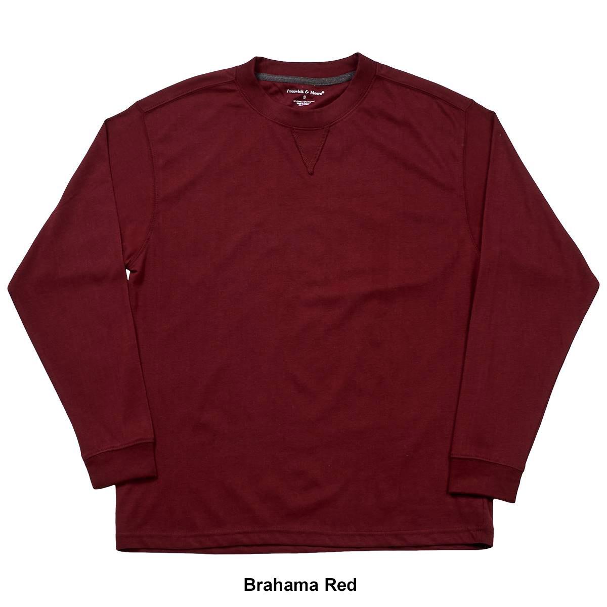 Mens Preswick & Moore Long Sleeve V-Notch Sleep Shirt