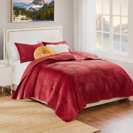 Greenland Home Fashions™ Riviera Velvet Modern Quilt Set
