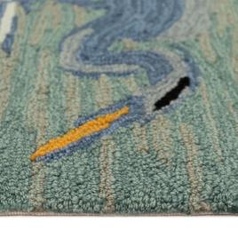 Liora Manne Frontporch Blue Heron Indoor/Outdoor Area Rug