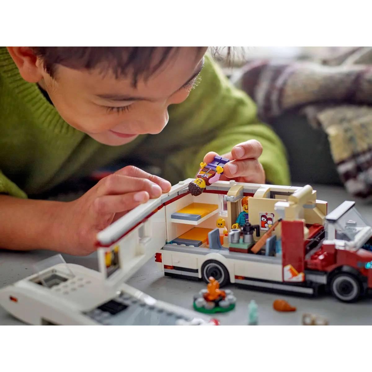 LEGO® CITY Holiday Adventure Camper Van Building Kit