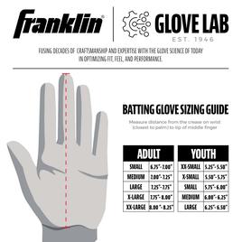 Franklin® Adult Digitek MLB Gloves - Black/Royal
