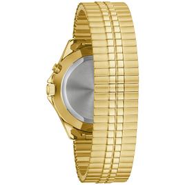 Mens Caravelle Gold-tone Stainless Luminescent Watch - 44C112