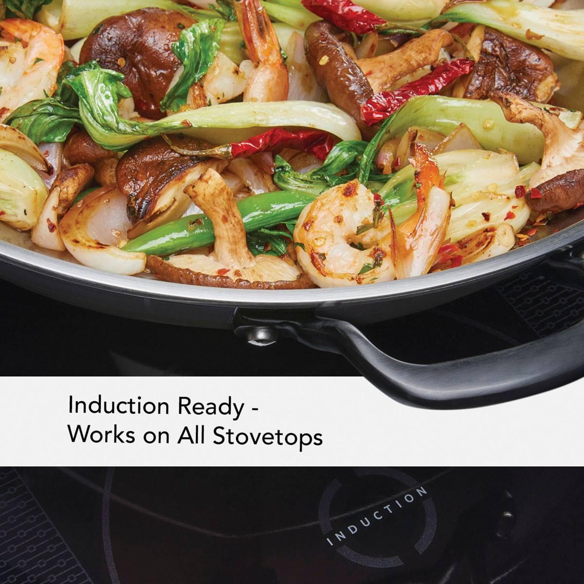 KitchenAid® 15in. 5-Ply Clad Stainless Steel Wok