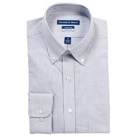 Mens Preswick & Moore Regular Fit Oxford Dress Shirt - Blue