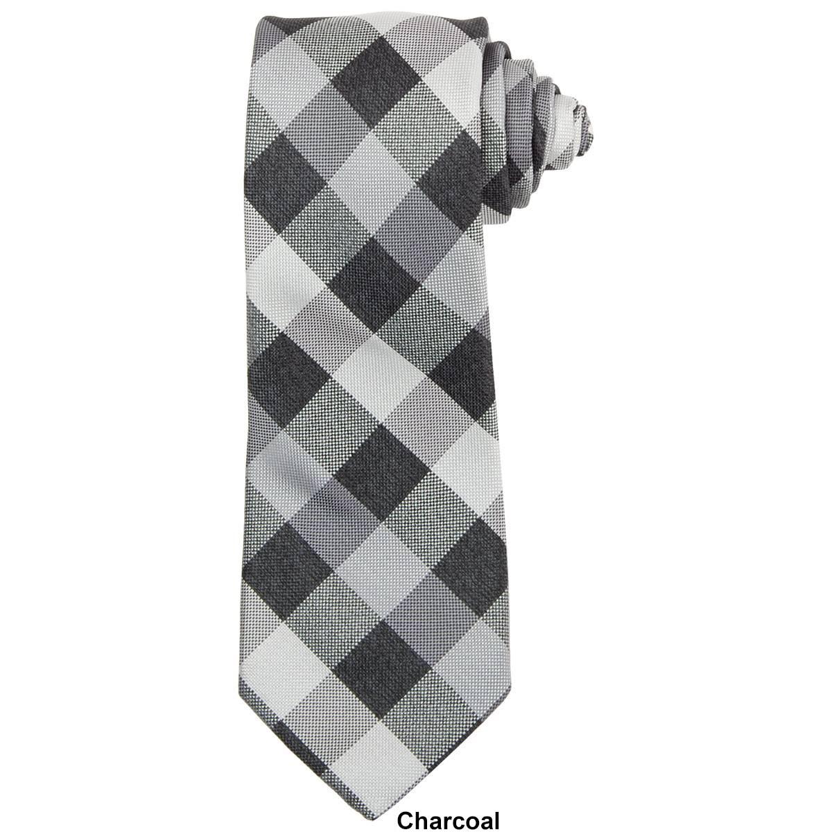 Mens John Henry® Hart Plaid Tie