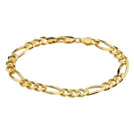 Gold Classics(tm) Gold over Sterling Silver Figaro Chain Bracelet