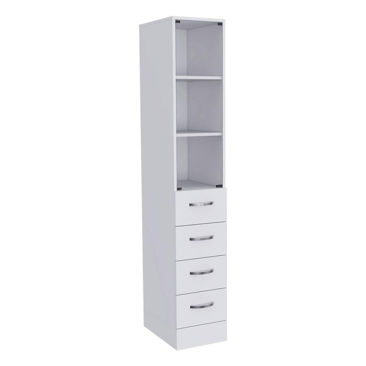 FM FURNITURE Preston Linen Bathroom Cabinet