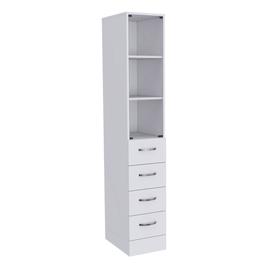 FM FURNITURE Preston Linen Bathroom Cabinet