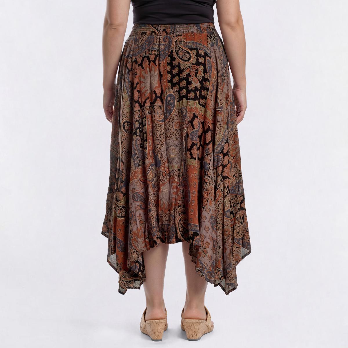 Juniors Plus Angie Handkerchief Hem Skirt