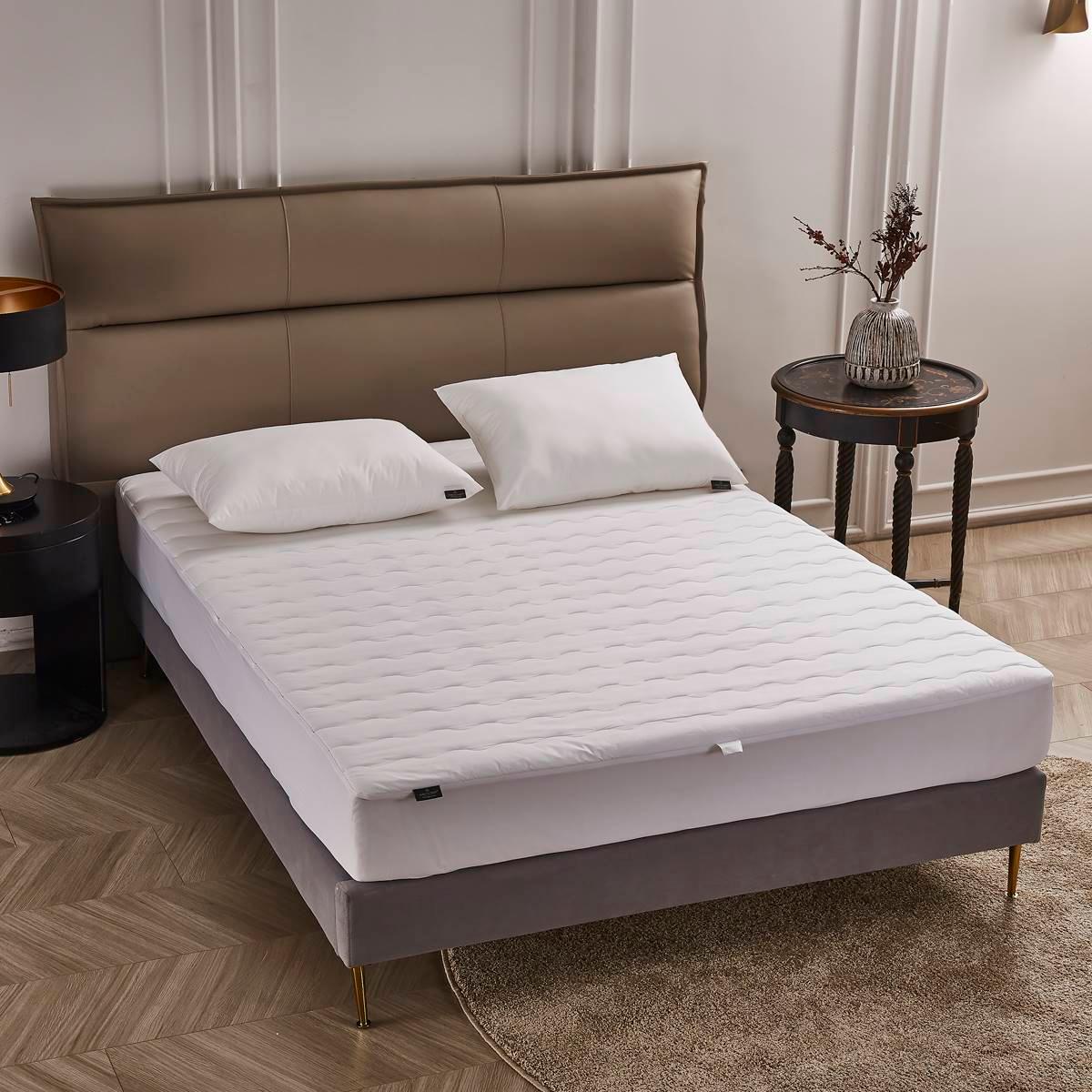 Farm To Home Organic Cotton Classic Wavy Mattress Pad