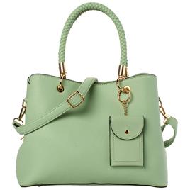 DS Fashion NY Braided Handle Satchel