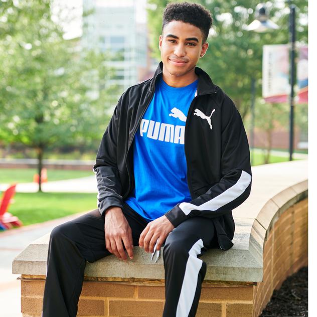 Mens Puma® Contrast ActiveTrack Pants