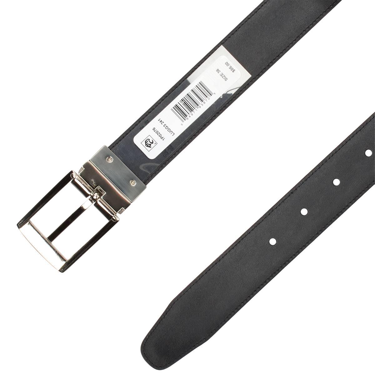 Mens Perry Ellis 32mm Reversible Amigo Leather Dress Belt