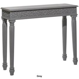 9th & Pike® Large Wood Carved Console Table