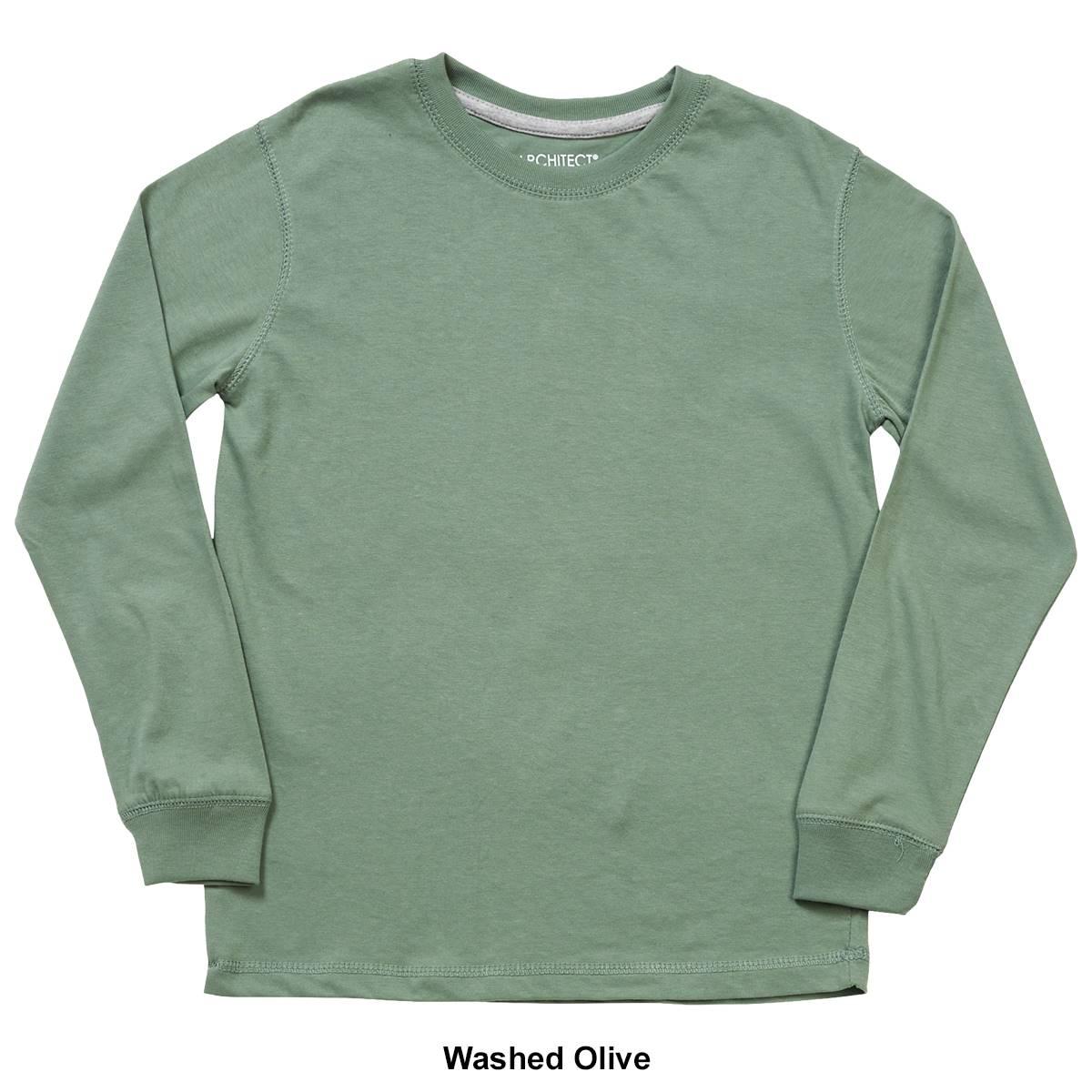 Boys (8-20) Architect® Jean Co. Long Sleeve Crew Neck Jersey Tee