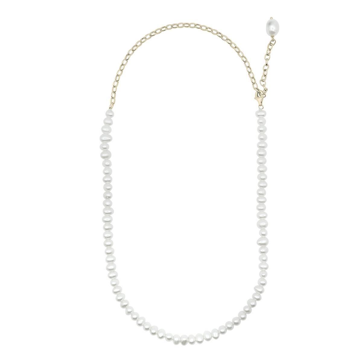 Precious Elegance™ Gold Plated Pearl Collar Y-Necklace