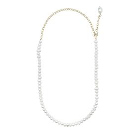 Precious Elegance™ Gold Plated Pearl Collar Y-Necklace