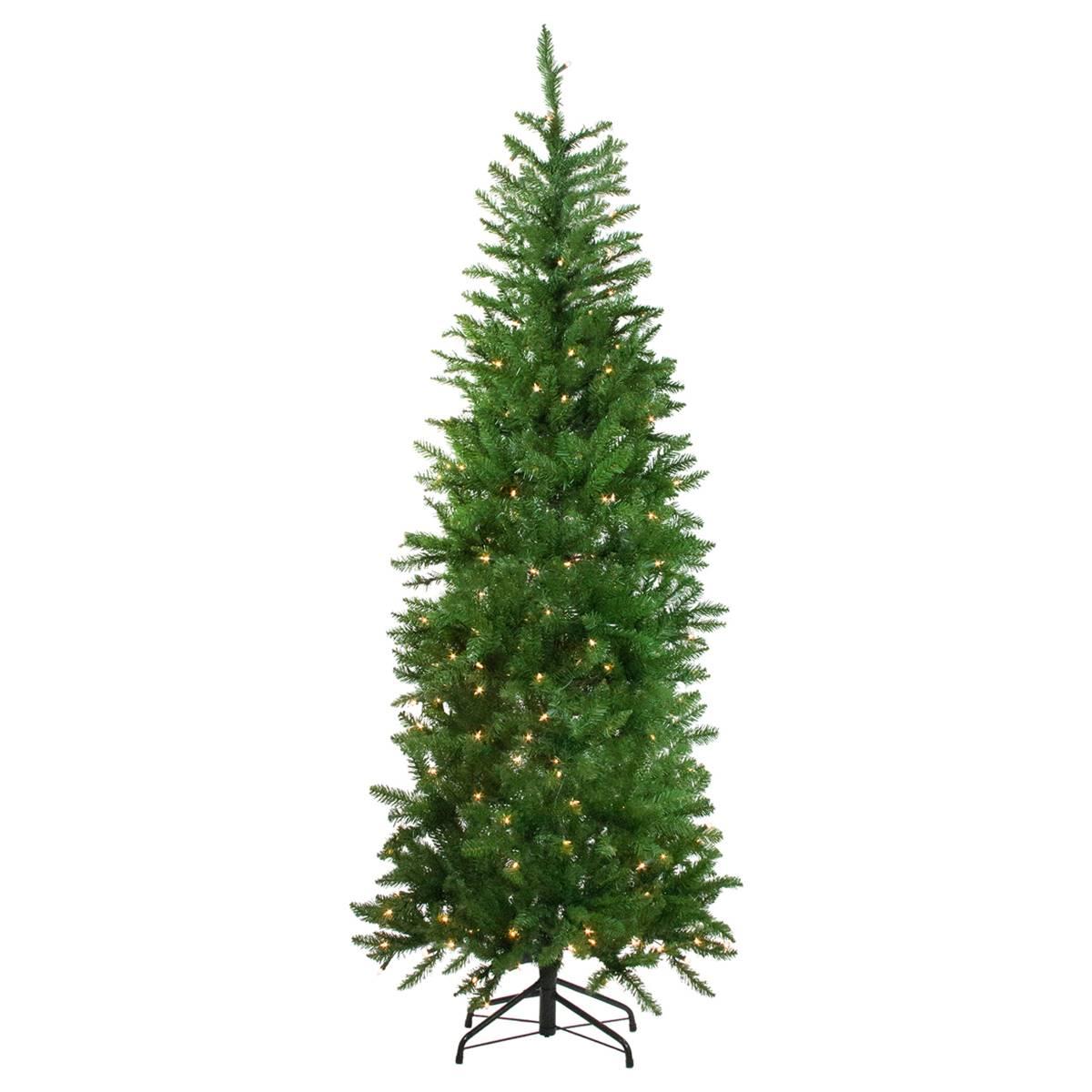 Northlight 7.5ft. Pre-Lit Pencil White River Fir Artificial Chri