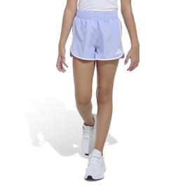 Girls (7-16) adidas(R) Woven Pacer Shorts with Contrasting Trim