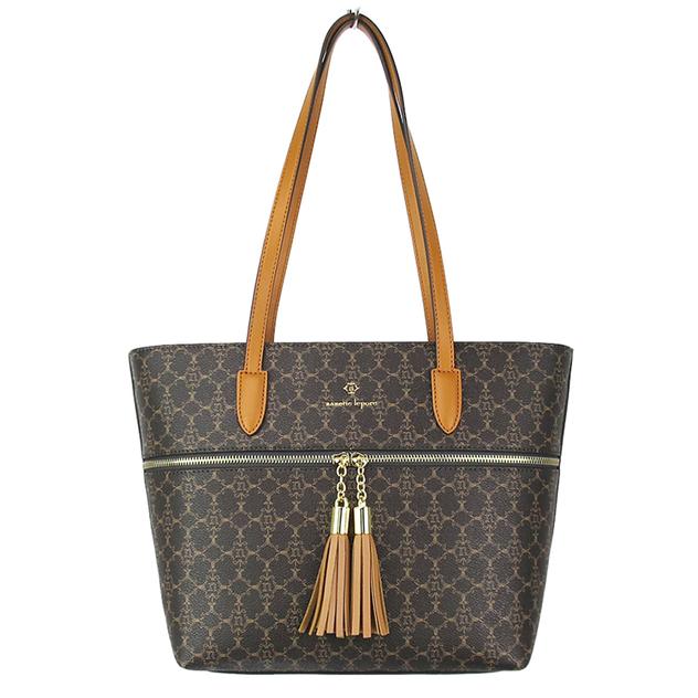 Nanette Lepore Sloan Logo Tote with Tassel