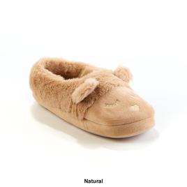 Womens Capelli New York Faux Fur with Soft Boa Moccasin Slippers