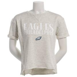 Womens College Concepts NFL Eagle Mainstream Tee - Oatmeal