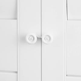 Faux Wood Plantation Shutter Kit - 27-29x54in. - 31-33x60in.