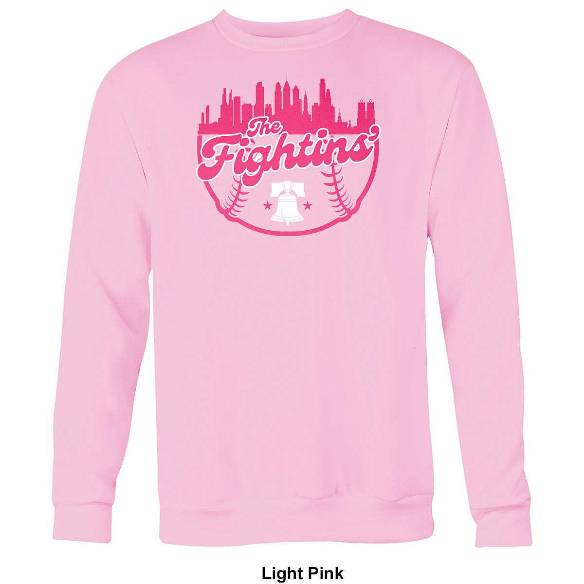 Mens Fightins'' Skyline Crew Sweatshirt