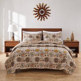 Greenland Home Fashions Andorra Paisley Medallions Quilt Set