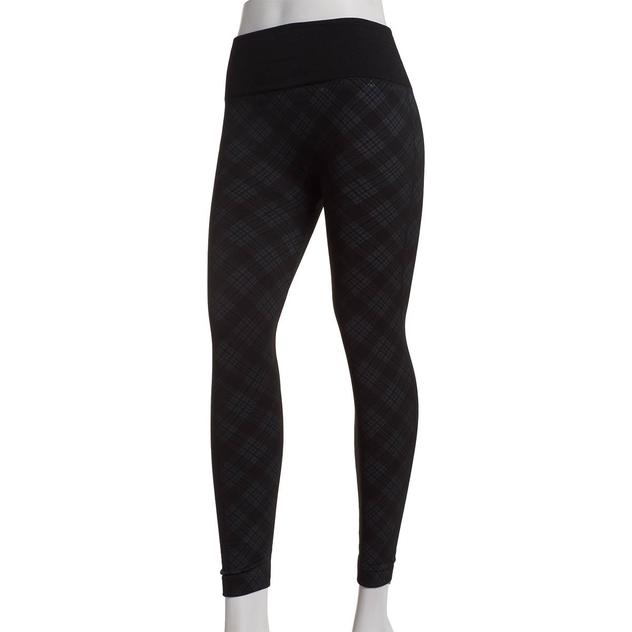 Womens One 5 One Bias Plaid Seamless Plaid Check Leggings
