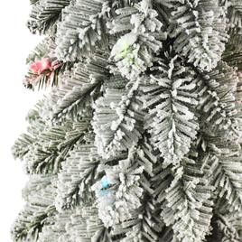 Puleo International 4ft. Incandescent Flocked Alpine Pencil Tree