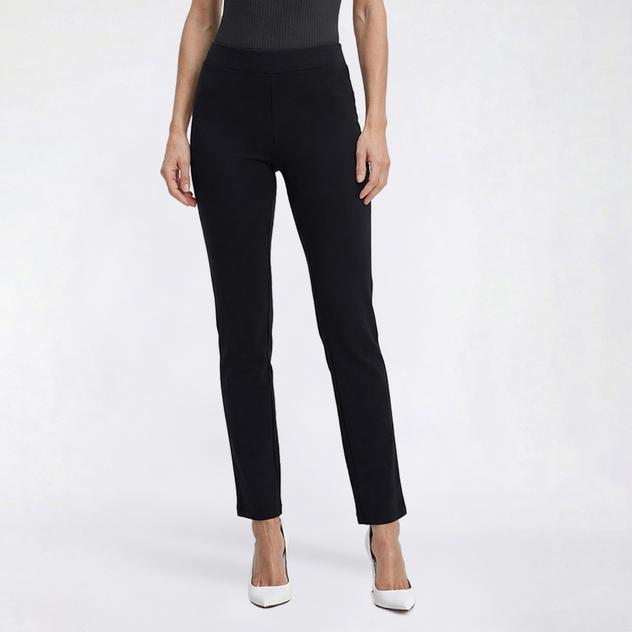 Womens Zac & Rachel Pull On Flawless Slim Seamed Pants