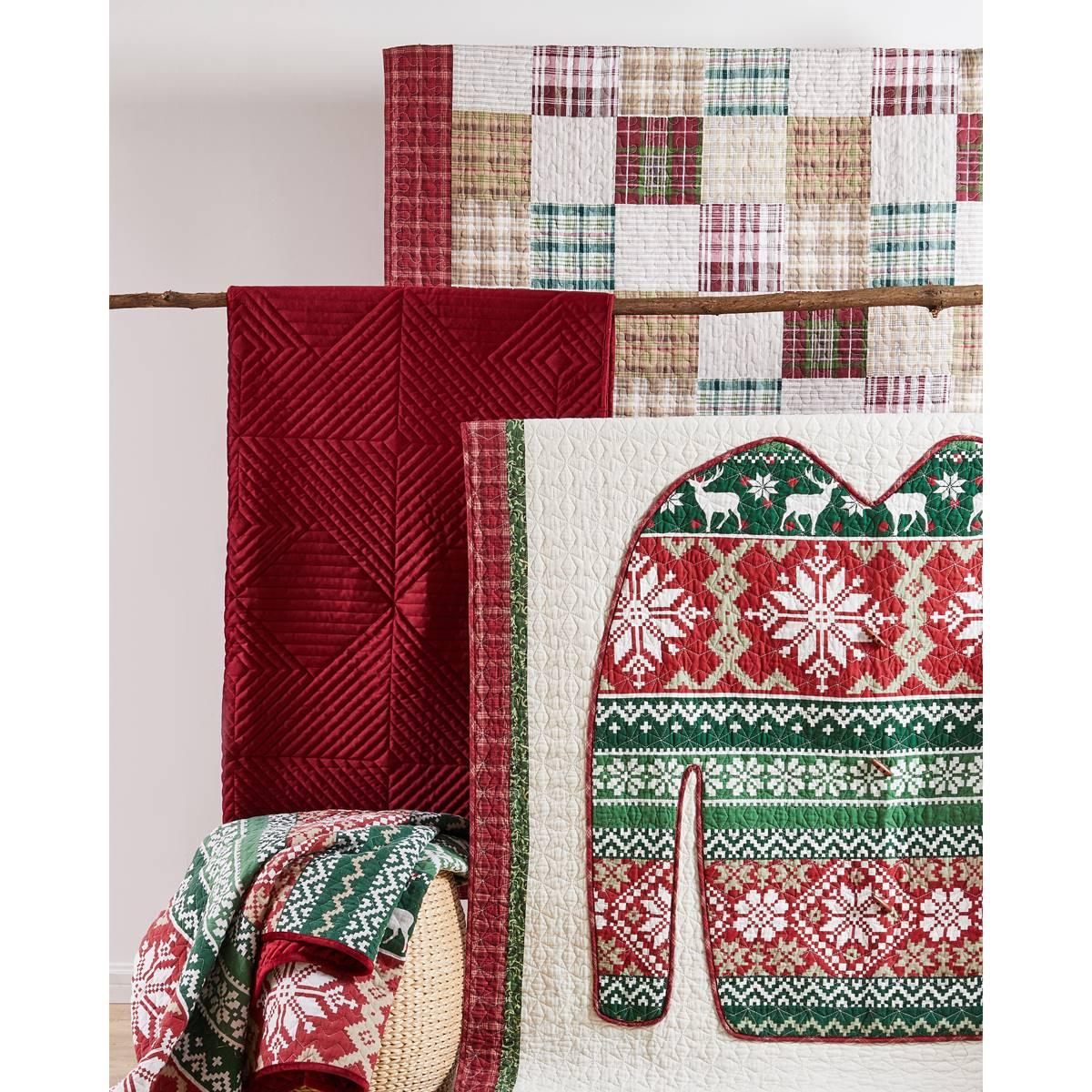 Greenland Home Fashions™ Riviera Velvet Mid-Century Throw Blanket