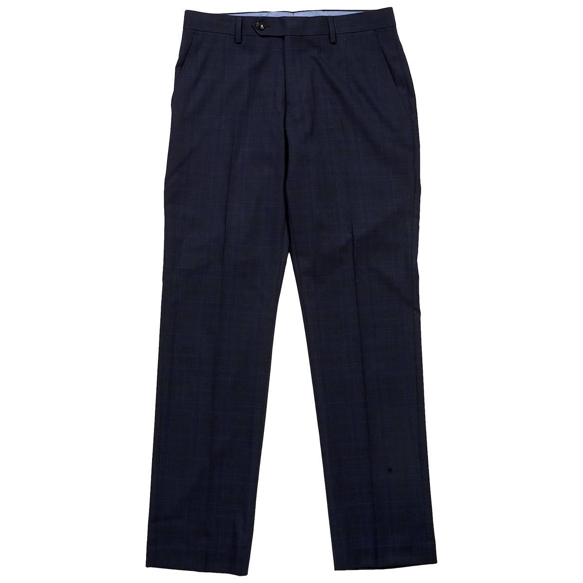 Mens Tommy Hilfiger Suit Separate Plaid Pants - Navy