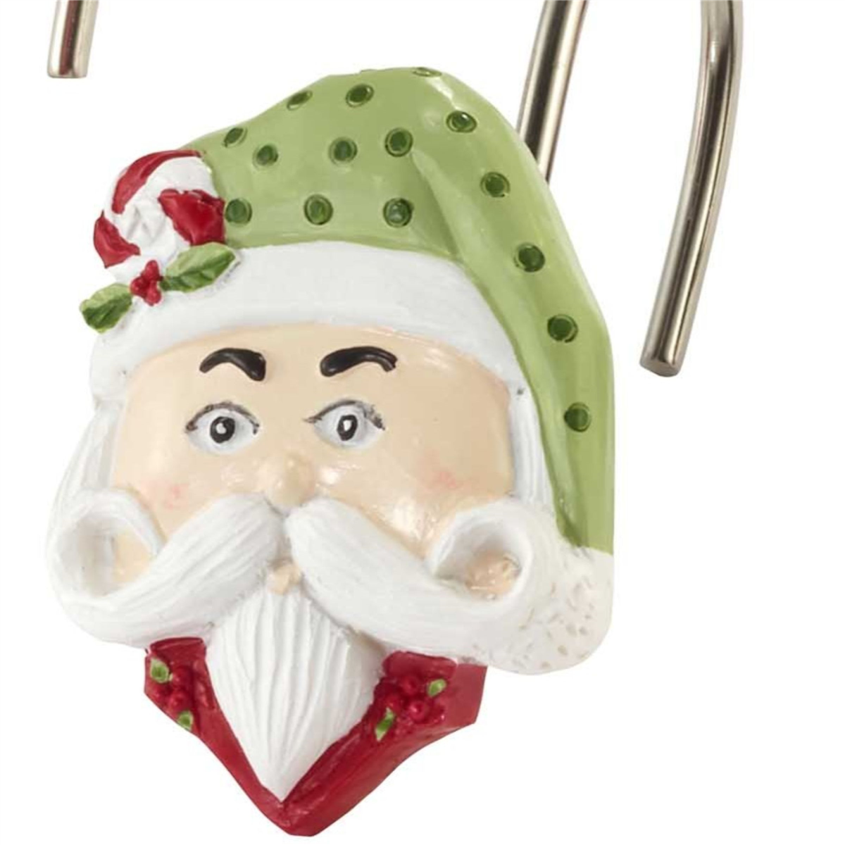 Avanti Peppermint Nutcracker Shower Hooks