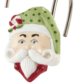 Avanti Peppermint Nutcracker Shower Hooks