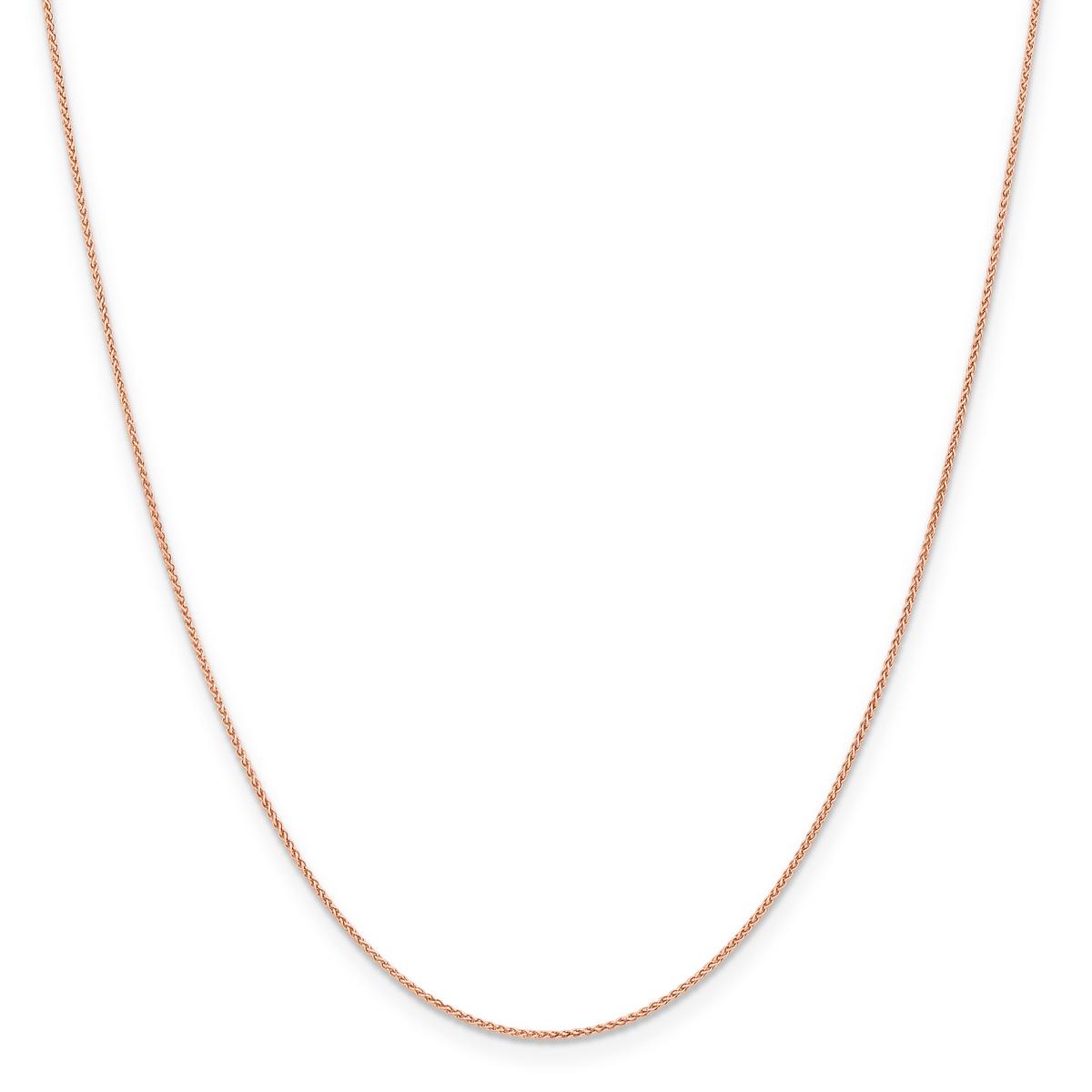 Gold Classics(tm) 1mm. 14kt. Rose Gold Spiga Chain Necklace