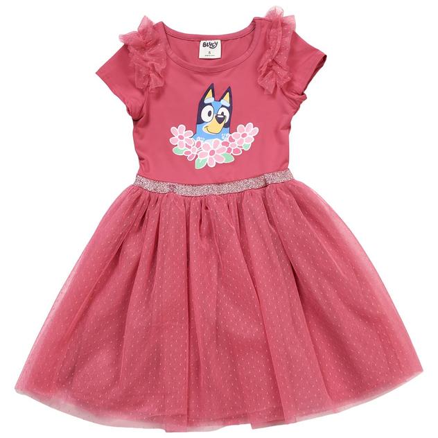 Girls (4-6x) Bluey Short Sleeve Ballerina Dress