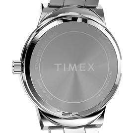 Womens Timex® Silver-Tone Mother of Pearl Dial Watch - TW2Y38400J
