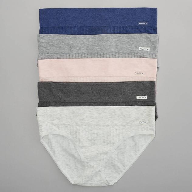 Womens Nautica 5pk. Seamless Blend Rib Hipster NT7405-5PKS