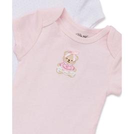 Baby Girl (NB-9M) Little Me 3pk. Sweet Bear Bodysuits