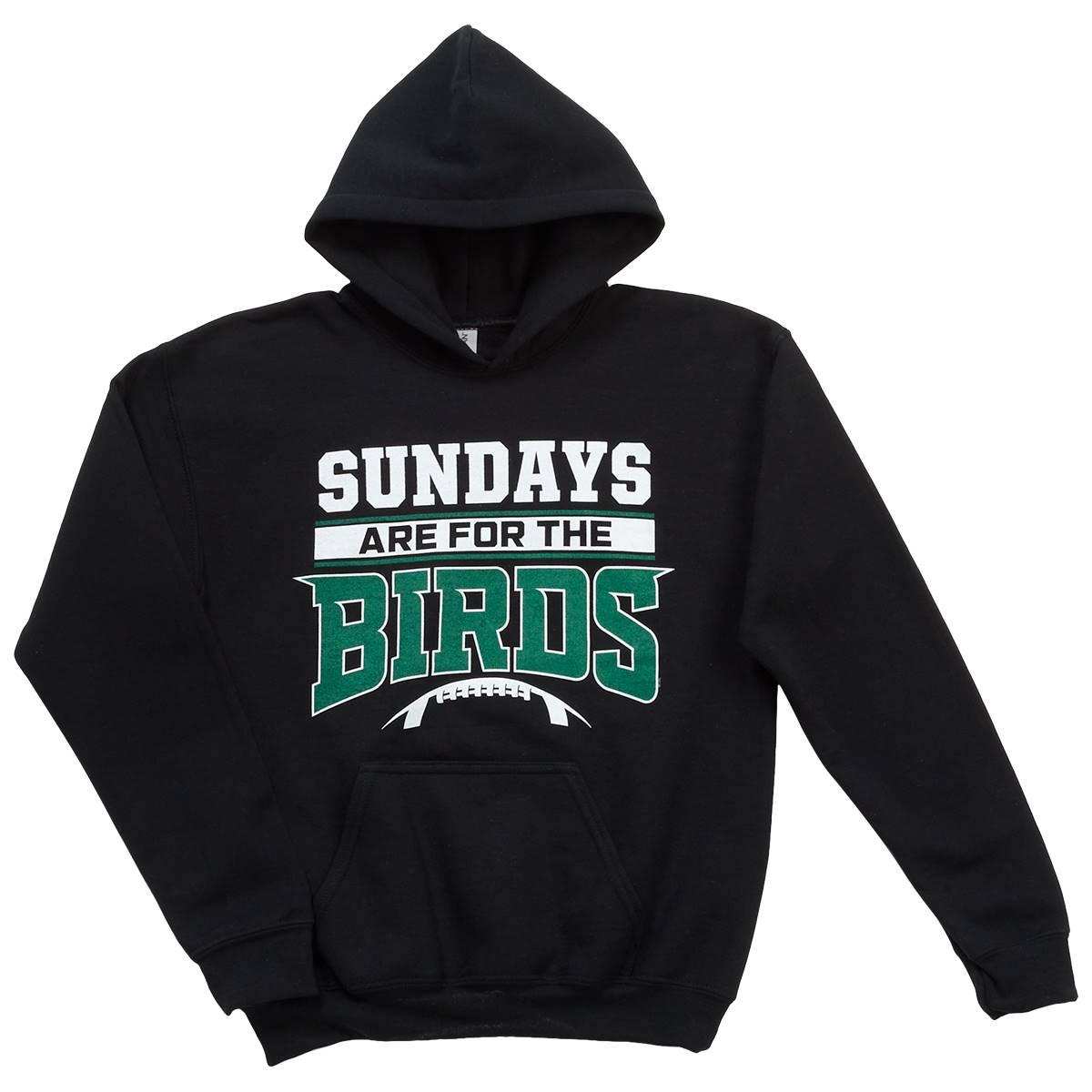 Boys (8-20) Sundays Are For The Birds Fleece Hoodie