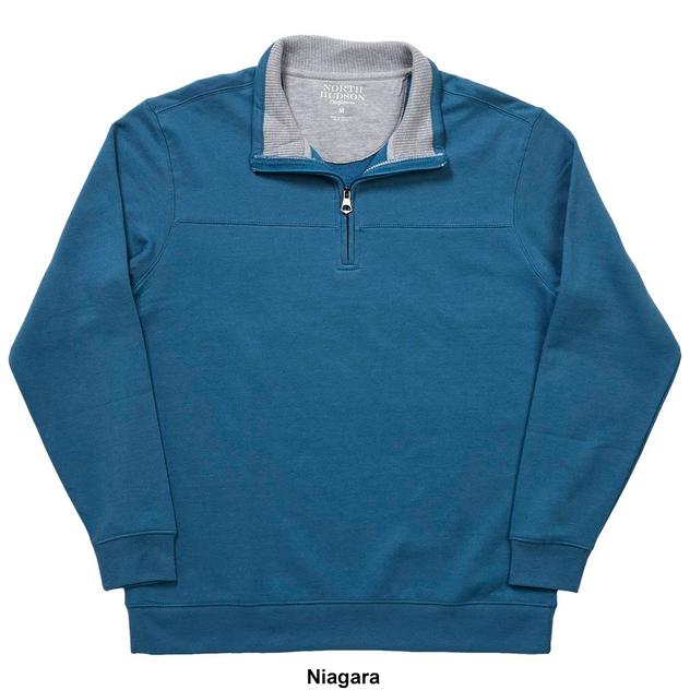 Mens North Hudson Solid 1/4 Zip Sweater