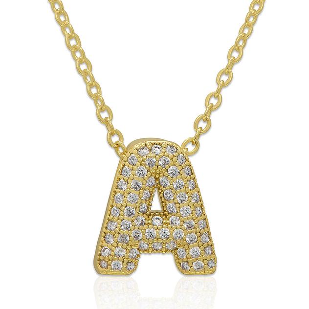 Accents by Gianni Argento Bubble Initial A Pendant