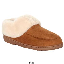 Womens Dearfoams® Elaine Microsuede Clog Slippers