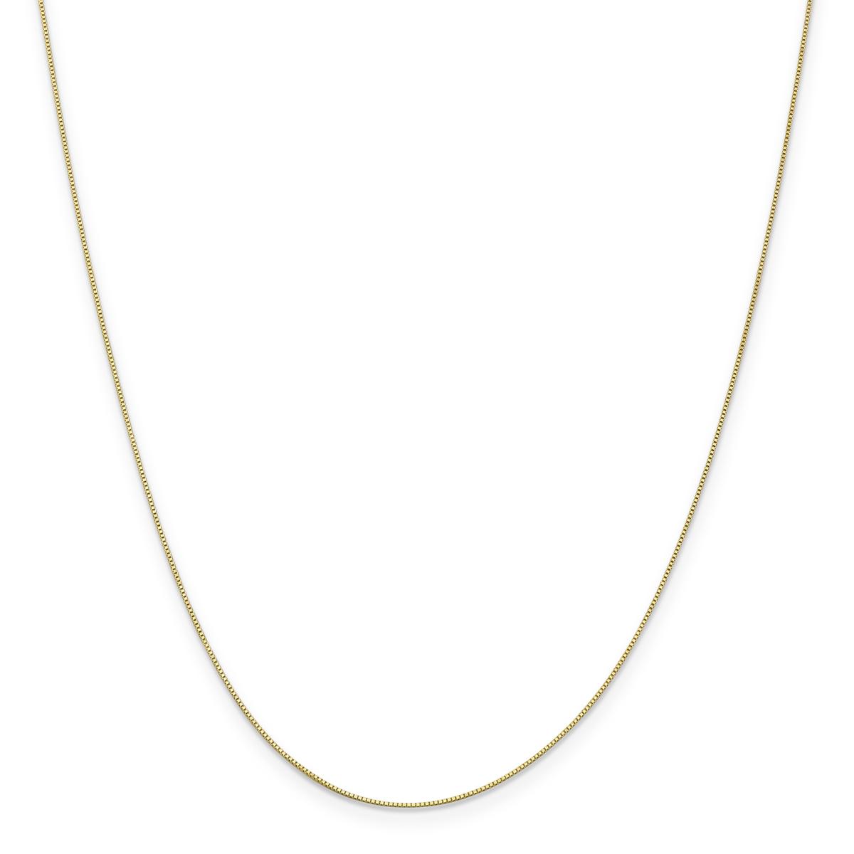 Gold Classics(tm) 10kt. Gold 0.5mm 24-in. Box Chain Necklace