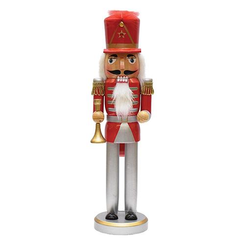 Northlight Seasonal 14in. Christmas Nutcracker with Horn