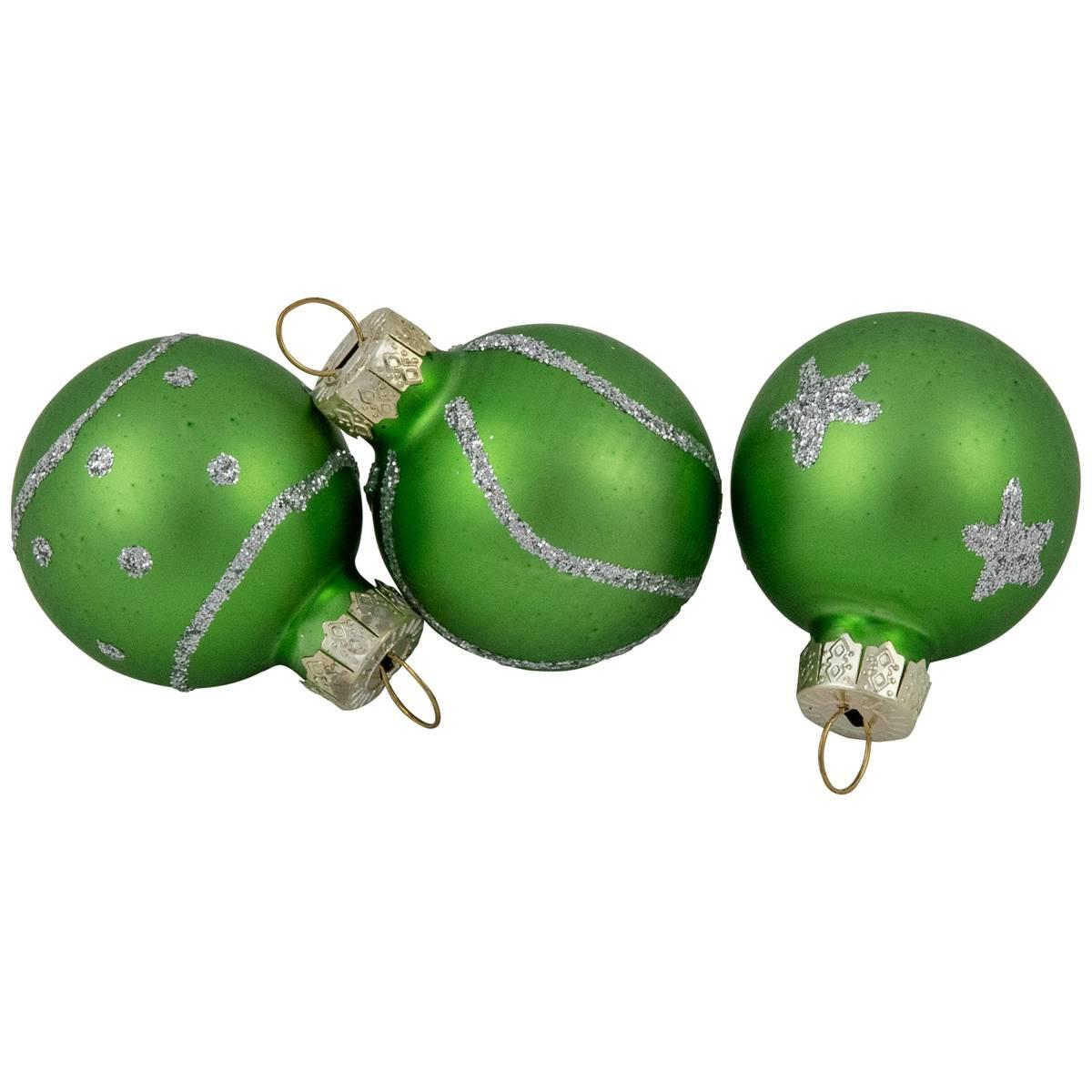 Northlight Seasonal 20pc. 35mm Glass Christmas Ornaments